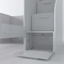Ver imagem 4 de Beliche Multifuncional Solteiro Adulto com Escrivaninha Star Office Casatema MadeiraOriginals Branco