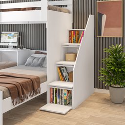 Beliche Multifuncional Solteiro Adulto com Escrivaninha Star Office Casatema - 6
