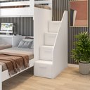 Ver imagem 5 de Beliche Multifuncional Solteiro Adulto com Escrivaninha Star Office Casatema MadeiraOriginals