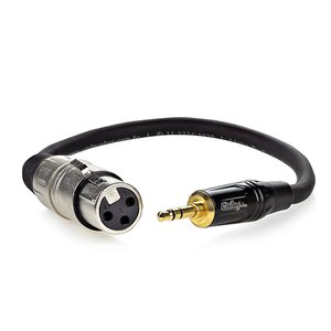 Cabo Xlr para P2 Áudio Profissional Estereo - 20 Cm