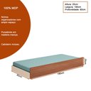 Ver imagem 5 de Jogo de Quarto Infantil Theo Mdp Off White | Carvalho - Sallar Home