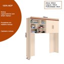 Ver imagem 2 de Jogo de Quarto Infantil Theo Mdp Off White | Carvalho - Sallar Home