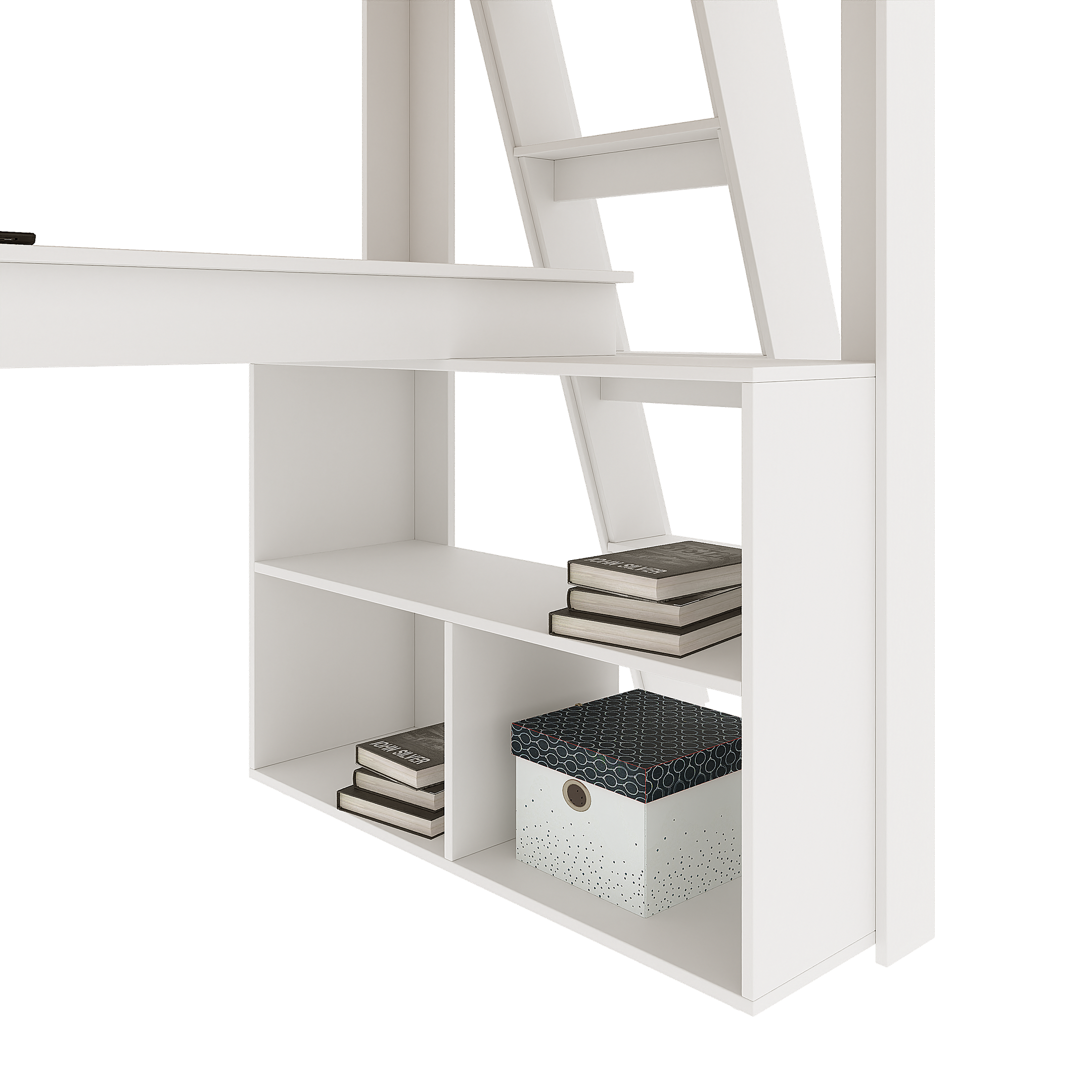 Cama Office Solteiro Adulto com Escrivaninha Star Light Casatema - 13