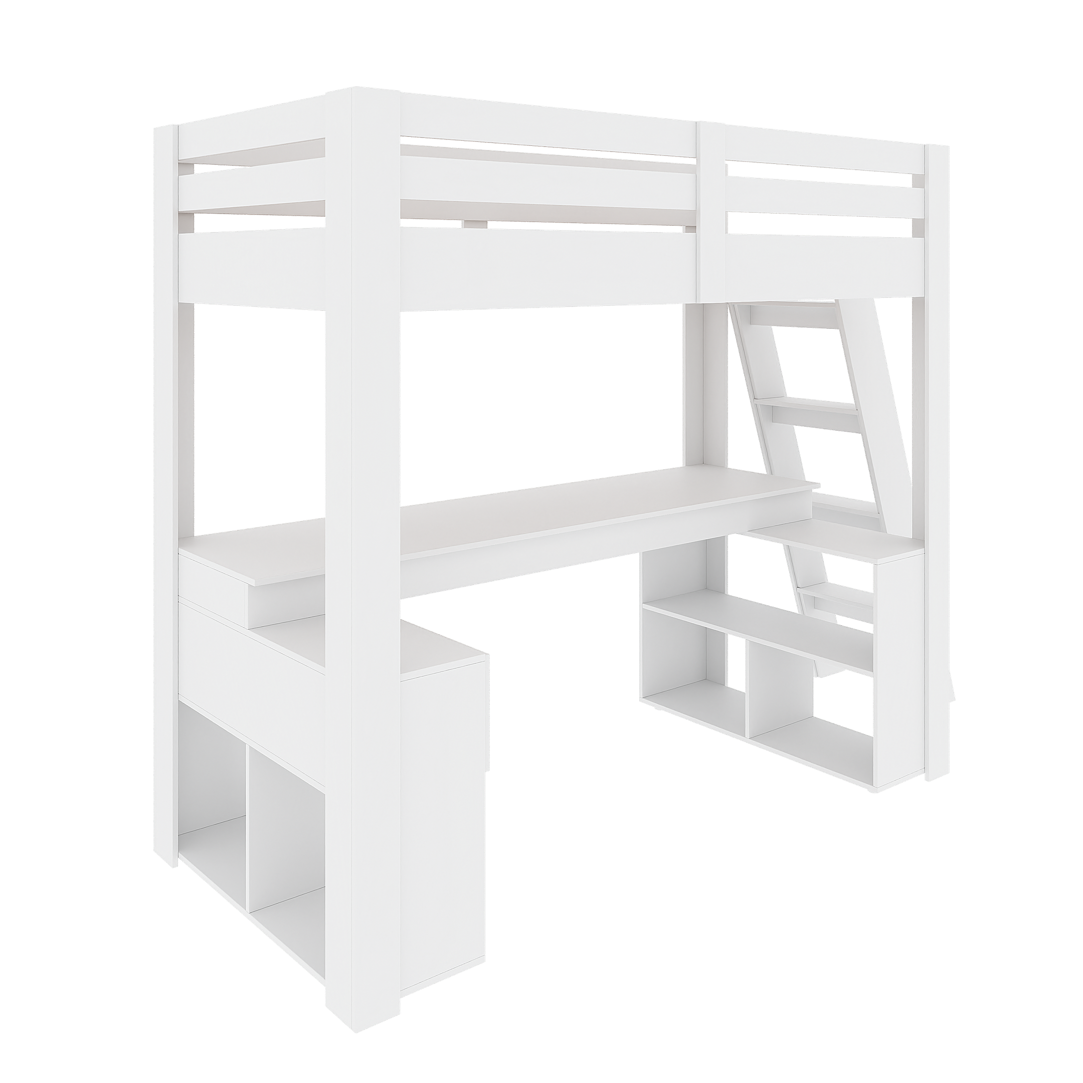 Cama Office Solteiro Adulto com Escrivaninha Star Light Casatema - 15