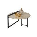 Ver imagem 2 de Mesa de Centro Luxo Orquídea Mdf 15mm para Sala de Estar - Off White