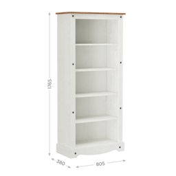 Estante para Livros para Livros Organizador Multiuso de Madeira - 3