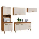 Ver imagem 1 de Conjunto Modulado Paneleiro 4 Portas Balcão 3 Portas Aéreo 3 Portas e 1 Aéreo Basculante
