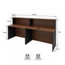 Ver imagem 5 de Conjunto 2 Balcões de Atendimento e Recepção Comercial 140x60cm para Loja, Comércio e Escritório