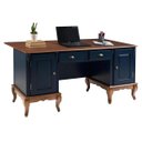 Ver imagem 1 de Escrivaninha de Madeira Hannover com 2 Portas e 2 Gavetas com Tampo Estendido 60813te
