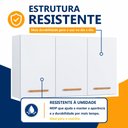 Ver mais imagens de Conjunto Modulado Balcão 3 Portas 3 Gavetas e 2 Armários Aéreo
