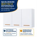 Ver imagem 7 de Conjunto Modulado Balcão 3 Portas 3 Gavetas e 2 Armários Aéreo