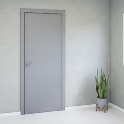 Kit Porta Completa com Ferragens 213x74x14 Direita - 1