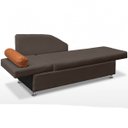 Ver imagem 5 de Sofá Cama Solteiro 1 Lugar com Baú Divã Bouclê Multifuncional Divã Quarto Hóspedes 195cm:Bouclê Marr