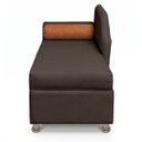Ver imagem 7 de Sofá Cama Solteiro 1 Lugar com Baú Divã Bouclê Multifuncional Divã Quarto Hóspedes 195cm:Bouclê Marr