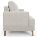 Ver imagem 5 de Sofá 160cm 2 Lugares Pés Curvos Santi Boucle D05 Creme - Mpozenato