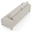Ver imagem 6 de Sofá 160cm 2 Lugares Pés Curvos Santi Boucle D05 Creme - Mpozenato