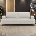 Ver imagem 2 de Sofá 160cm 2 Lugares Pés Curvos Santi Boucle D05 Creme - Mpozenato
