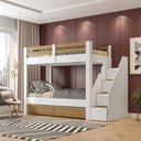 Ver imagem 1 de Beliche Solteiro Adulto com 2 Gavetões e 4 Nichos Star Plus Casatema MadeiraOriginals