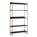 Ver imagem 2 de Estante Industrial Multiuso Guaecá 180x95 para Home Office Sala Quarto Organização - Cobre/preto