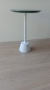 Ver imagem 2 de Mesa Lateral de 30Ø e altura de 52cm, Tampo em Mármore Verde Guatemala