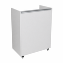 Ver imagem 1 de Gabinete para Tanque com Rodízios e Porta-Objetos – Organizador Multiuso para Lavanderia