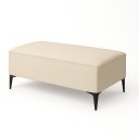 Ver imagem 1 de Banqueta Vegas Puff para Sala Quarto Closet Linho Bege