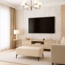 Ver imagem 3 de Banqueta Vegas Puff para Sala Quarto Closet Linho Bege