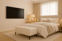 Ver imagem 4 de Banqueta Vegas Puff para Sala Quarto Closet Linho Bege