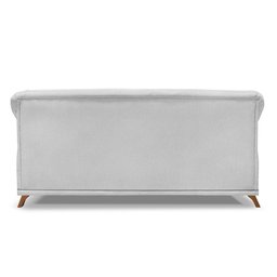 Sofá Amsterdam 3 Lugares 2,00 Linho Rustico Grigio - Lucadi Home - 4
