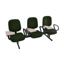 Ver imagem 1 de Cadeira em Longarina com Prancheta Linha Blenda Verde