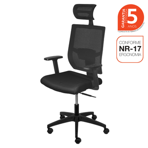 Cadeira Escritório Presidente Ergonômica NR17 Atenas