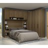 Guarda Roupa Dormitório Modulado Paris Casal 1,38 M Canto - Roupeiro Luciane M01:avelã / Avelã - 1