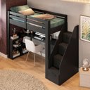 Ver imagem 7 de Cama Office Multifuncional Solteiro Adulto Star Plus Casatema MadeiraOriginals Preto