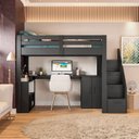 Ver imagem 6 de Cama Office Multifuncional Solteiro Adulto Star Plus Casatema MadeiraOriginals Preto