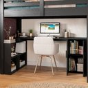 Ver mais imagens de Cama Office Multifuncional Solteiro Adulto Star Plus Casatema MadeiraOriginals Preto