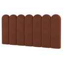 Ver imagem 1 de Painel Cabeceira Cama Box Casal Queen Size Lana 160cm Suede Terracota - Desk Design