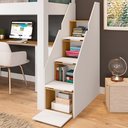 Ver imagem 7 de Cama Office Multifuncional Solteiro Adulto Star Plus Casatema MadeiraOriginals Branco/Montana