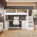 Ver imagem 4 de Cama Office Multifuncional Solteiro Adulto Star Plus Casatema MadeiraOriginals