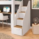 Ver imagem 6 de Cama Office Multifuncional Solteiro Adulto Star Plus Casatema MadeiraOriginals Branco/Montana
