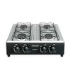 Fogão Cooktop de Mesa Portátil a Gás 4 Bocas Braslar - 1