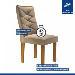 Conjunto 6 Cadeiras para Sala de Jantar Germany - 6