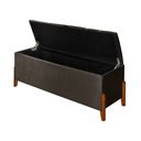 Ver imagem 4 de Recamier Baú Roma 1,50m Premium Sofá para Cama Casal Estilo Estofado Decorativo Cor Marrom