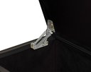 Ver imagem 5 de Recamier Baú Roma 1,50m Premium Sofá para Cama Casal Estilo Estofado Decorativo Cor Marrom