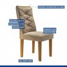 Conjunto 8 Cadeiras para Sala de Jantar Germany - 7