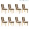 Conjunto 8 Cadeiras para Sala de Jantar Germany - 1