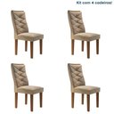 Ver imagem 1 de Conjunto 4 Cadeiras para Sala de Jantar Germany