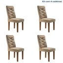 Ver imagem 1 de Conjunto 4 Cadeiras para Sala de Jantar Germany