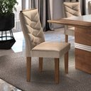 Ver imagem 2 de Conjunto 4 Cadeiras para Sala de Jantar Germany