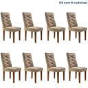 Ver imagem 1 de Conjunto 8 Cadeiras Estofadas Germany