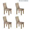 Conjunto 4 Cadeiras para Sala de Jantar Germany - 1
